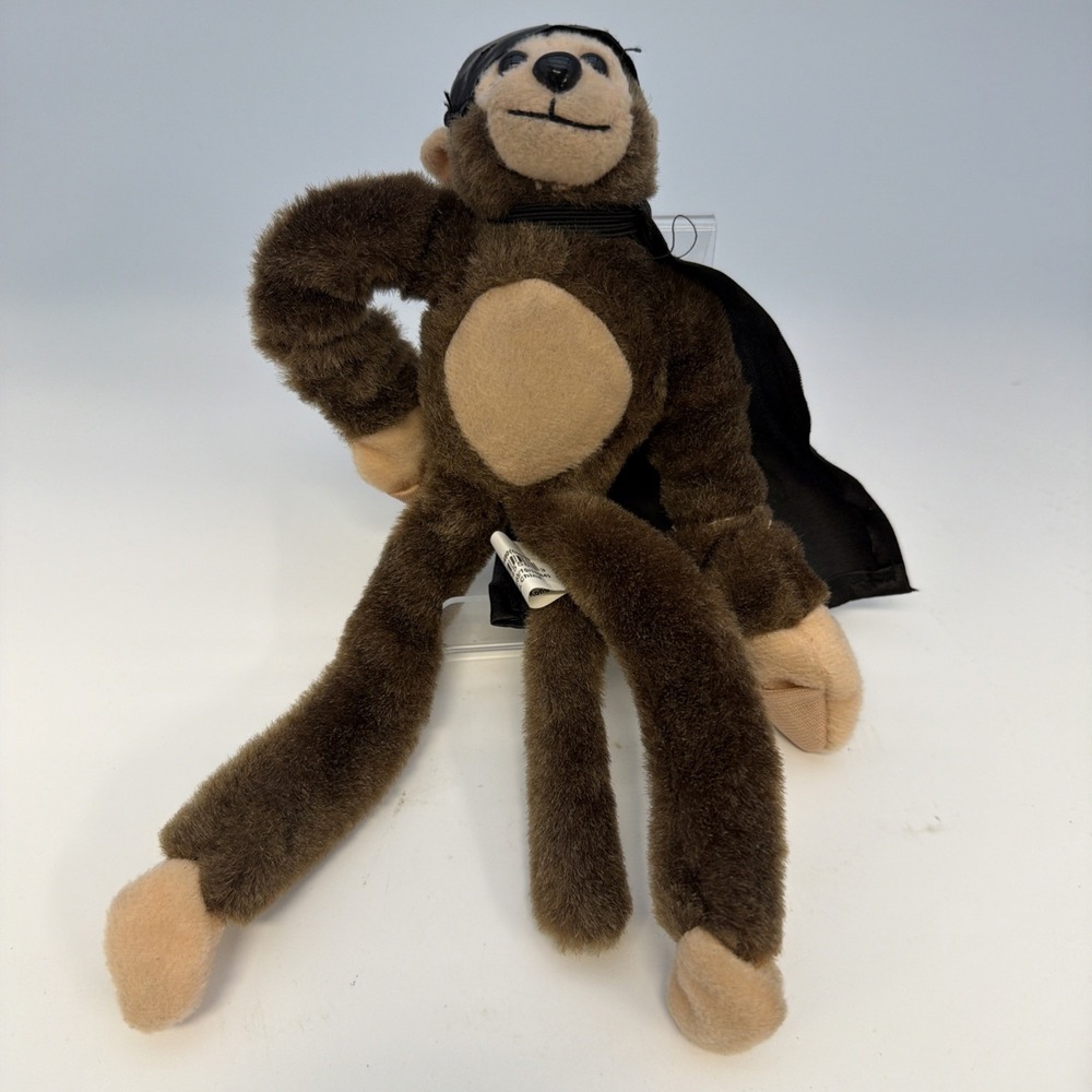 Screaming Monkey Slingshot‎ Flingshot Superhero Cape Plush Grease Monkey Promo